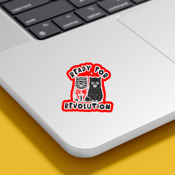 Cat Lady Revolution - Fight the Oligarchy Sticker, Car Magnet