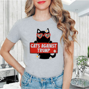 Cats against Trump - Fuck Donald Trump 2025 T-Shirt