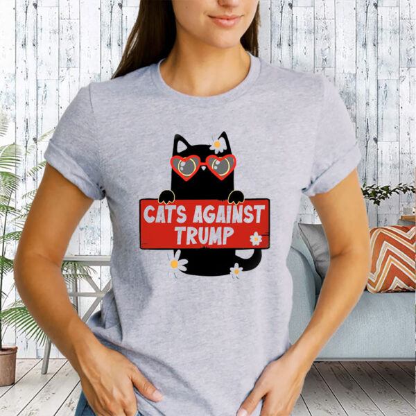 Cats against Trump - Fuck Donald Trump 2025 T-Shirt