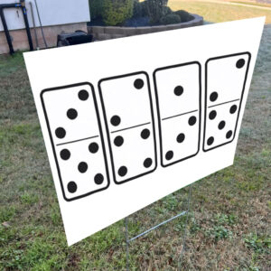 Dice 8647 Anti Trump, Not My President 2025 Yard Sign