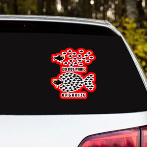 Do Not Panic Organize, Fight Oligarchy 2025 Sticker, Car Magnet