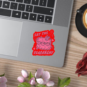Eat The Oligarchy Knife Sticker, Car Magnet