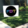 FDT Anti-Trump Anti-Maga Round Yard Sign