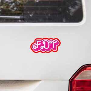 FDT - F Donald Trump - Anti-MAGA Sticker, Car Magnet
