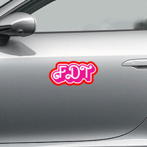 FDT - F Donald Trump - Anti-MAGA Sticker, Car Magnet