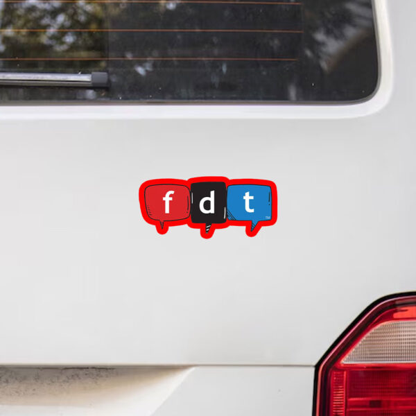 FDT NPR Parody - Anti Oligarchy 2025 Sticker, Car Magnet
