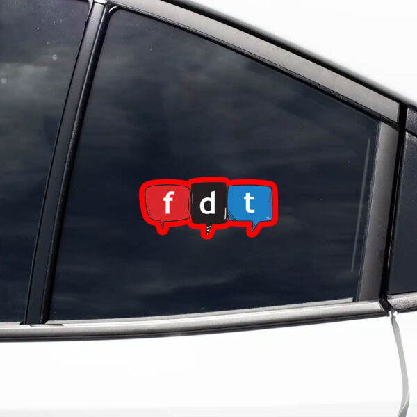 FDT NPR Parody - Anti Oligarchy 2025 Sticker, Car Magnet