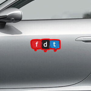 FDT NPR Parody - Anti Oligarchy 2025 Sticker, Car Magnet