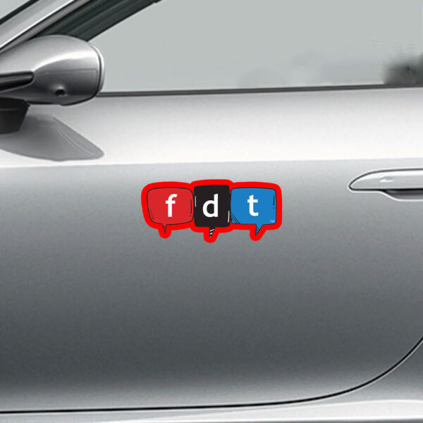 FDT NPR Parody - Anti Oligarchy 2025 Sticker, Car Magnet