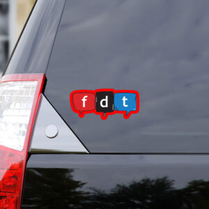 FDT NPR Parody - Anti Oligarchy 2025 Sticker, Car Magnet