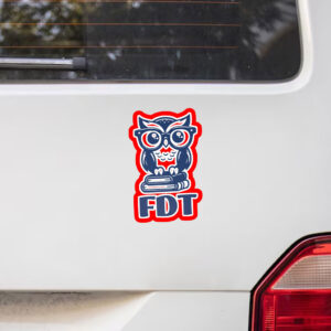 FDT, Not My President 2025 Sticker, Car Magnet