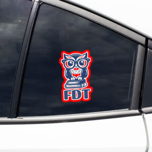 FDT, Not My President 2025 Sticker, Car Magnet