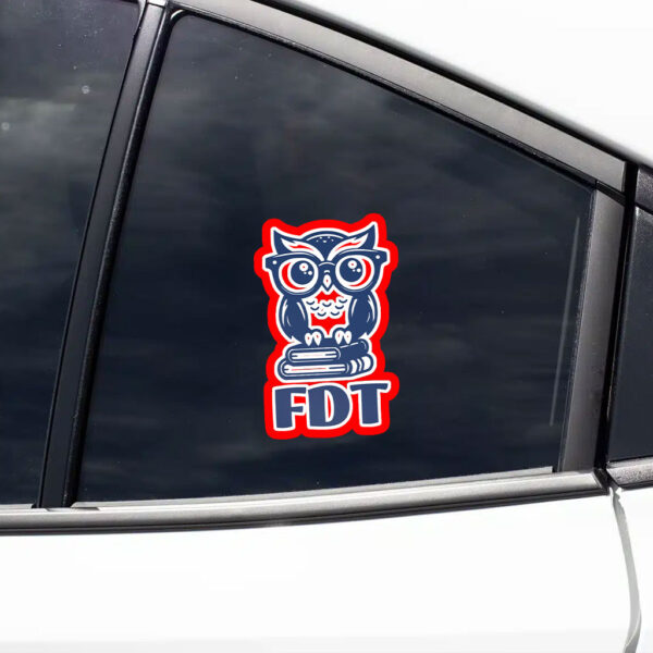 FDT, Not My President 2025 Sticker, Car Magnet
