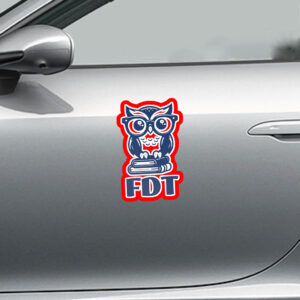 FDT, Not My President 2025 Sticker, Car Magnet