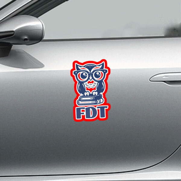 FDT, Not My President 2025 Sticker, Car Magnet