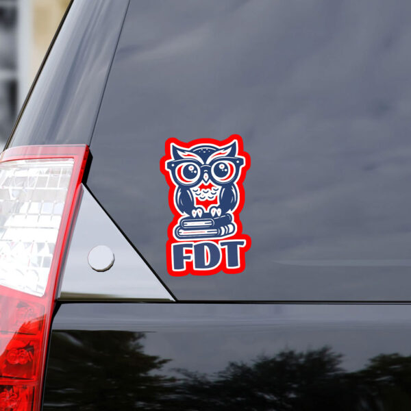 FDT, Not My President 2025 Sticker, Car Magnet