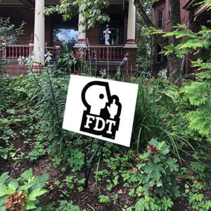 FDT PBS Parody - Anti Oligarchy 2025 Yard Sign