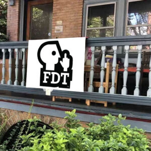 FDT PBS Parody - Anti Oligarchy 2025 Yard Sign