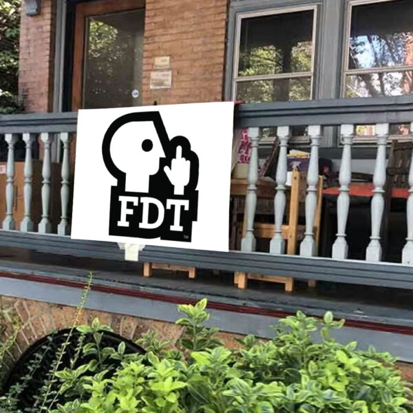 FDT PBS Parody - Anti Oligarchy 2025 Yard Sign