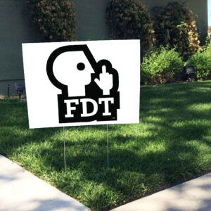FDT PBS Parody - Anti Oligarchy 2025 Yard Sign