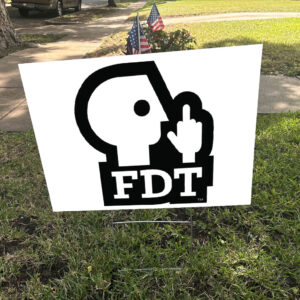 FDT PBS Parody - Anti Oligarchy 2025 Yard Sign