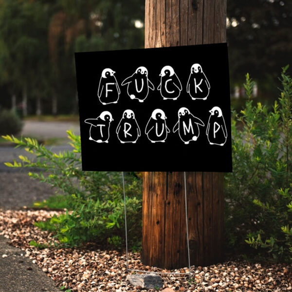 FDT Penguins Yard Sign