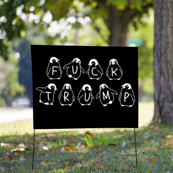 FDT Penguins Yard Sign