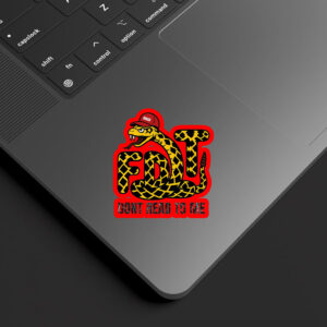 FDT Snake, Don't Read To Me Sticker, Car Magnet