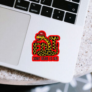 FDT Snake, Don't Read To Me Sticker, Car Magnet