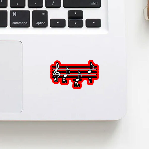 Fa Do Ti, Musician Protest Anti Trump 2025 Sticker, Car Magnet