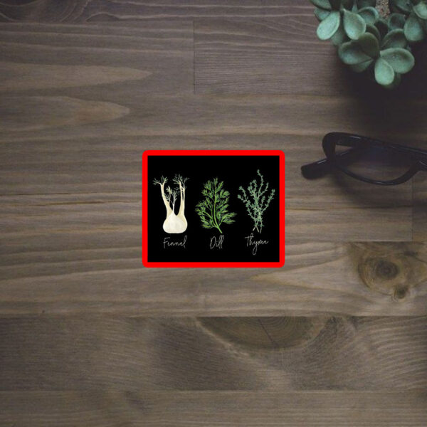 Fennel Dill Thyme Anti Trump Sticker, Car Magnet