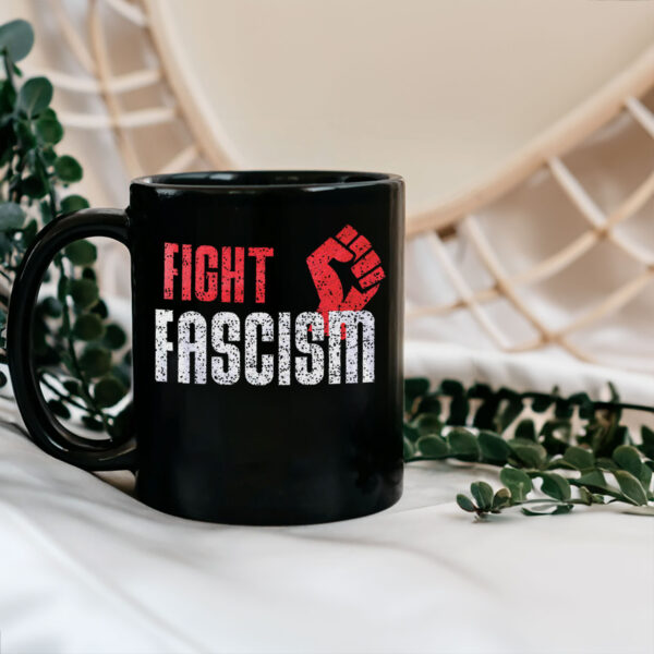 Fight Fascism -Anti Elon Musk Mug