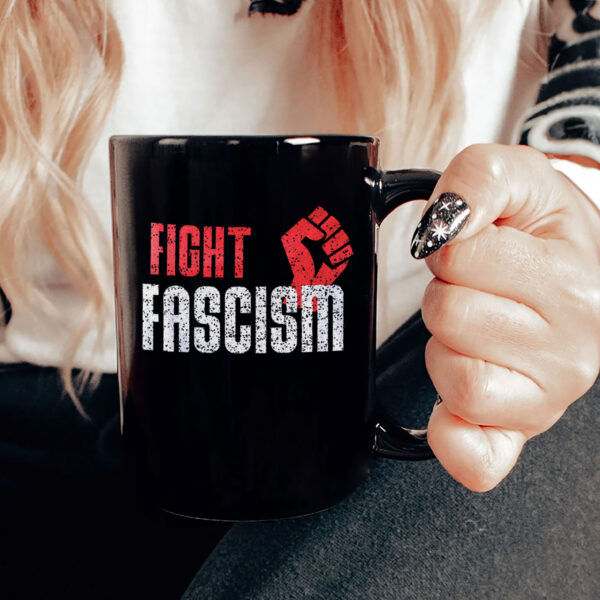 Fight Fascism -Anti Elon Musk Mug