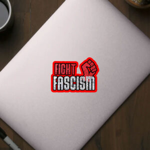 Fight Fascism -Anti Elon Musk Sticker, Car Magnet