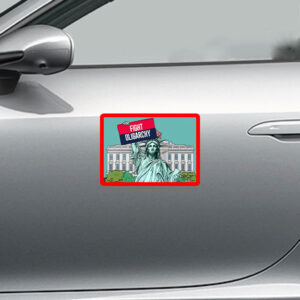 Fight Oligarchy Anti Trump 2025 Sticker, Car Magnets