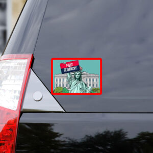 Fight Oligarchy Anti Trump 2025 Sticker, Car Magnets