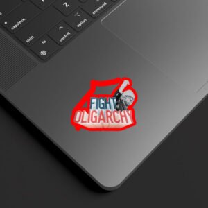 Fight Oligarchy, Bernie Sanders 2025 Sticker, Car Magnet