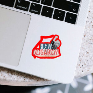 Fight Oligarchy, Bernie Sanders 2025 Sticker, Car Magnet
