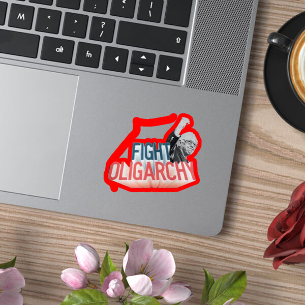 Fight Oligarchy, Bernie Sanders 2025 Sticker, Car Magnet