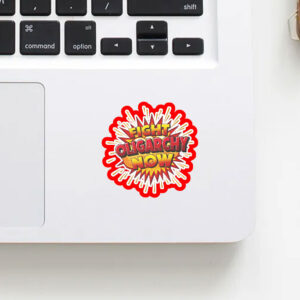 Fight Oligarchy Now! 2025 Sticker, Car Magnet