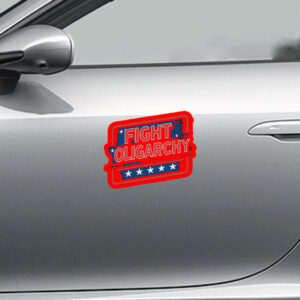 Fight Oligarchy, Political Activism Sticker