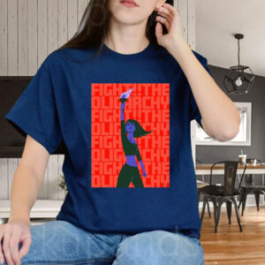 Fight The Oligarchy Art T-Shirt