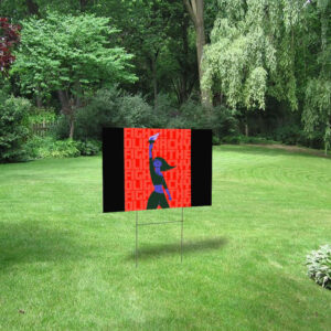 Fight The Oligarchy Art Yard Sign
