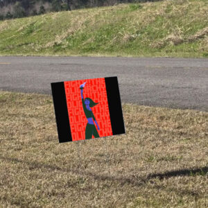 Fight The Oligarchy Art Yard Sign