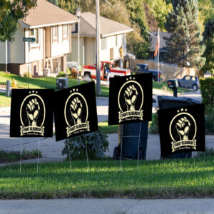 Fight The Oligarchy Demand Change Yard Sign