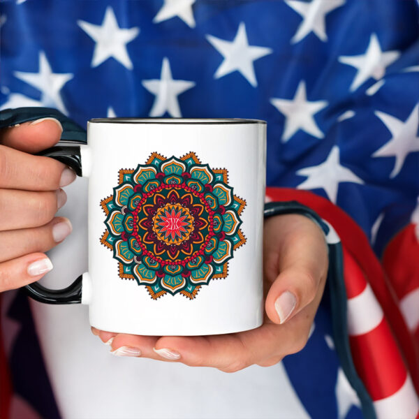Floral FDT 8647 - Mandala Flower Fck Trump Mugs