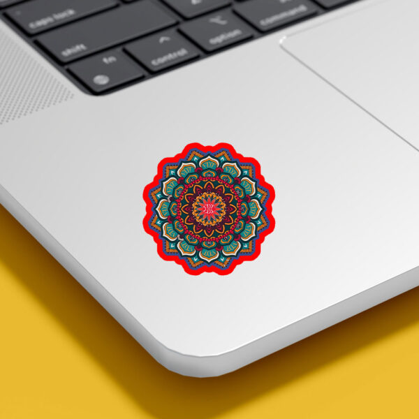 Floral FDT 8647, Mandala Flower F*ck Trump Sticker, Car Magnet