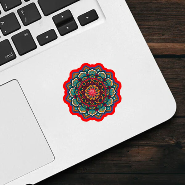 Floral FDT 8647, Mandala Flower F*ck Trump Sticker, Car Magnet