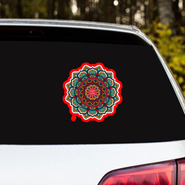 Floral FDT 8647 - Mandala Flower Fck Trump Sticker, Car Magnets