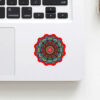 Floral FDT 8647, Mandala Flower F*ck Trump Sticker, Car Magnet